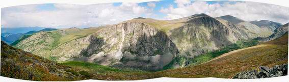 панорама обрыва Скынчак